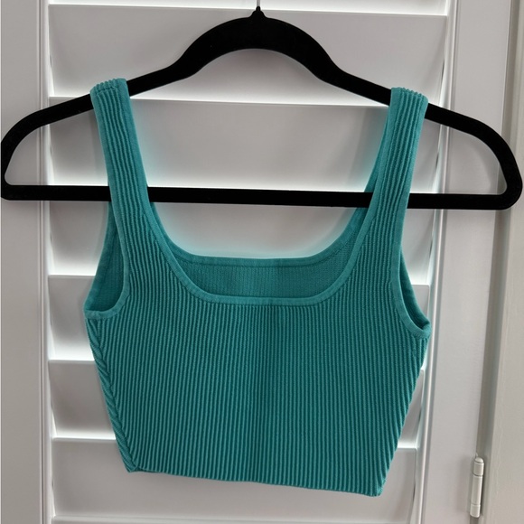Aritizia Babaton Contour Tank Top | XS | Turquoise/Teal - Picture 5 of 11